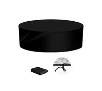 Housse de piscine ronde, imperméable et résistante aux UV avec cordon de serrage, pliable, coupe-vent, pour jacuzzi hors sol pour jardin, chien (305 x 20 cm)