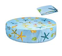 Housse de piscine ronde pliable pour chien - 81,3 cm - Pour animaux de compagnie - Housse de piscine portable pour enfants - Accessoires pour piscines pour chiens et enfants