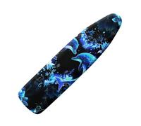 Housse De Planche À Repasser Dauphin Tissu Coton Polyester Résistant À La Chaleur, Protection Anti-Brûlure pour Fer À Vapeur, Bord Élastique Anti-Dérapant 150X50Cm