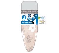 Housse de planche à repasser pour tous les fers (a vapeur) | Taille S/M universelle jusqu'à max. 42x125 cm | Housse speciale pour un repassage plus rapide | MADE IN EU | LaundrySpecialist