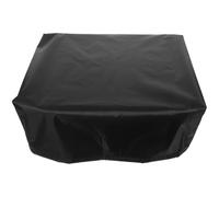 Housse de Platine Vinyle Vintage Noire Anti-poussière Oxford Rectangulaire | Ajustement Précis, Design Multifonction, Usage Extérieur, Format Portable, pour Platine et Tourne-disque