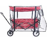 Housse de pluie, chariot pliant d'extérieur, portable, léger, pliable, imperméable, coupe-vent, taille universelle, pour la plupart des systèmes de voyage