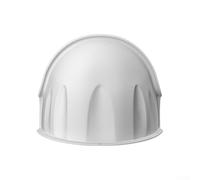 Housse de pluie d'extérieur pour appareils photo, protection contre les intempéries, pare-soleil extérieur en ABS pour dôme/balle (1250A, blanc)