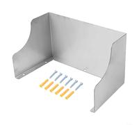 Housse de pluie en acier inoxydable, protection contre la pluie pour sonnette de porte, interrupteur extérieur, protection de prise de courant sans interférence (205 mm)