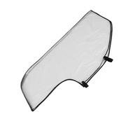 Housse de pluie en PVC transparent pour clubs. Ouverture par le haut avec sangles de fixation. Protection de rangement pliable pendant les entraînements pluvieux. Housse de pluie en PVC transparent