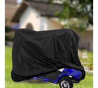 Housse de pluie et de poussière pour scooter électrique et fauteuil roulant - Housse imperméable en tissu oxFürd 210D - Noir