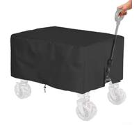 Housse de pluie imperméable pour chariot de jardin, chariot de jardin et chariot de camping ou avec cordon de serrage, convient pour chariots d'extérieur, brouettes, plage (97 x 61 x 56 cm)