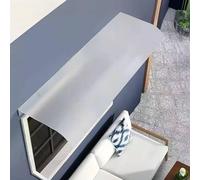 Housse de pluie invisible pour fenêtre - Abri de pluie extérieur - Protection de toit pour porte d'entrée extérieure - Fenêtre de terrasse - 50 x 50 cm