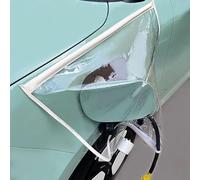 Housse de pluie magnétique pour chargeur EV, étanche, toutes saisons, protection extérieure pour véhicules à carrosserie en acier (blanc)