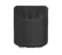 Housse de pluie Oxford 210D, résistante aux intempéries, protection de tapis de saut avec fermeture éclair, abri de lit rebondissant d'extérieur pour saut de jardin rond, anti-poussière (noir)