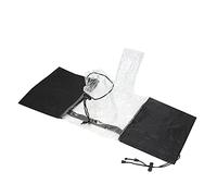 Housse de Pluie pour Appareil Photo, Housse de Pluie Noire Douce avec Cordes, étui Transparent, Accessoires de Photographie pour Observer et contrôler l'appareil Photo