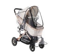 Housse De Pluie Pour - Bouclier Universel Transparent Pour De Bébé, Housse Imperméable, Coupe-vent, Anti-neige | Protecteur De De Jogging Transparent Avec Porte