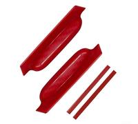 Housse de pluie pour caméra arrière avec matériau en silicone imperméable pour SUV et berline avec technologie de prévention du brouillard (rouge)