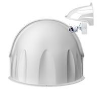 Housse de pluie pour caméra de sécurité - Protection pare-soleil résistante aux intempéries, toit résistant pour caméra dôme avec écran étanche, capuchon de protection extérieur avec