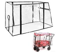 Housse de pluie pour chariot de camping, housse imperméable pour chariot de camping, chariots pliants, accessoires avec double fermeture éclair pour jardin, pique-nique, randonnée