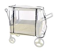 Housse de pluie pour poussette - Housse de pluie pour poussette | Imperméable pour chariot de camping | Auvent de protection pliable pour la marche, la pêche, la plage, le jardin, le jardin