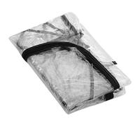 Housse de pluie pour poussette pour animaux de compagnie, transparente, imperméable, anti-poussière, accessoire poussette pour chien et chat, largement compatible