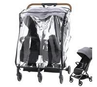 Housse De Pluie Pour Poussette Protecteur Imperméable Et Résistant Au Vent | Poncho Pour Poussette De Jogging Housse Anti-Poussière Pour Marche Quotidienne Extérieur Hiver Été Neige