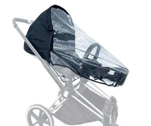 Housse de pluie pour poussettes compatible avec les poussettes Cybex Priam & Mios et Balios, Accessoires de poussette Housse anti-vent, Bouclier anti-intempéries EVA transparent avec grand espace