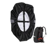 Housse de pluie pour sac à dos - M : 45 L, L 55 L-60 L, XL 70 L, housse imperméable de taille universelle | Protecteur de sac à dos avec bande réfléchissante, Nylon léger et Durable, travail scolaire