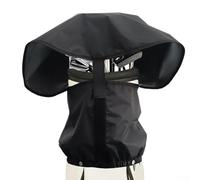 Housse de pluie pour sac de golf | Imperméable 420D pour capot de golf avec cordon de serrage | Ajustement habituel pour les sacs de voyage et chariots | Cape de pluie légère noire pour le golf en