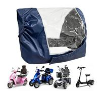 Housse de pluie pour scooter avec élastiques de protection pliable | Panneau Tiller Sun - Housse de pluie de 43 x 33 x 30 cm pour voyages en plein air, équitation, garage, cour, jardin, hiver