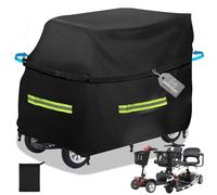 Housse de pluie pour scooter de mobilité - Housse de pluie pour scooter de mobilité - Très résistante - Tissu Oxford 420D - 144 x 68 x 99 cm - Protection solaire - Imperméable et anti-poussière