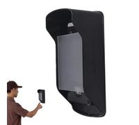 Housse de pluie pour sonnette, Housse de protection contre les intempéries pour sonnette, Couvercle anti-éblouissement sans fil et tout bouton-poussoir pour machine de présence intérieure