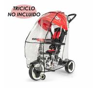 Housse de pluie pour tricycle - QPLAY - RITO/Prime - 20x15x10 cm - Transparent - Plastique - Universel - Enfant