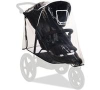 hauck Habillage Pluie Universelle pour Poussette 3 Roues, Bordures Réfléchissantes, Fenêtre, Fixation Facile, Compatible Poussettes hauck Série Runner, Transparent