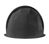 Housse de pluie résistante aux intempéries pour caméras de sécurité avec matériau ABS pour protéger contre les éléments extérieurs comme le soleil et la pluie (1250A Noir)