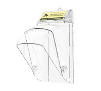 Housse de pluie transparente en polycarbonate résistant aux intempéries pour appareil photo