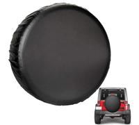 Housse de Pneu 12 Pouces étanche Protection UV 210D Oxford Tissu Couverture de Roue Anti-poussière Pneu Rond pour Voiture Camion RV Accessoires Voiture pour pneus 20-22 Pouces remorque