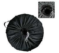 Housse de pneu de secours imperméable pour camping-car, Jeep, SUV, camion, remorque, anti-poussière et solaire, housse de protection de roue de 800 cm, matériau OxFord avec bande élastique, noir
