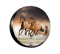 Housse de pneu de secours pour cheval de course, housse de roue imperméable, SUV, camion, remorque, housse de pneu de camping-car, protecteurs de roue.