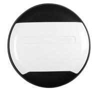 Housse de pneu de secours pour Defender, housse de roue de secours en plastique pour LR Defender 90 110 130 2 portes 4 portes 2020 2021 2022 2023 2024 2025 (Fuji White2)