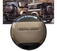 Housse de pneu de secours pour Defender, housse de roue de secours en plastique pour LR Defender 90 110 130 2 portes 4 portes 2020 2021 2022 2023 2024 2025 (Gondwana Stone)