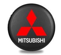 Housse de Pneu de Secours, pour Mitsubishi Space Star 2.GEN 2.gen 1998-2022 2023 2024 2025 Sac de Rangement étanche à la poussière Protecteurs de pneus pièces Automobiles,D