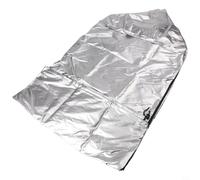 Housse de pneu empilée Oxford 420D - Sac de rangement robuste pour 4 roues - Anti-poussière - Protection UV pour garage - Utilisation en extérieur - 82 x 120 cm - Argenté - 82 x 120 cm
