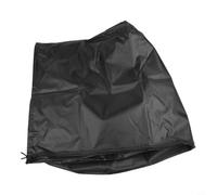 Housse de pneu Oxford 420D pour 4 pneus empilés - Housse de roue d'extérieur imperméable et robuste - Noir et argenté - Convient pour 82 cm x 120 cm (noir 73 x 110 cm)