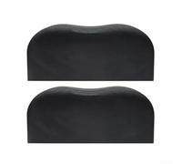Housse de pneu Oxford 420D pour remorque à double essieu | Protection de roue noire de 61 cm | 81,3 cm avec ourlet élastique et boucles | Étui de rangement résistant aux intempéries pour caravane, VUS