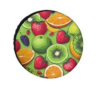 Housse De Pneu Various Fruits Couverture De Pneu Étanche Protection Durable Protections De Pneus De Roue pour Véhicule Remorque Camping-Car 15 inch