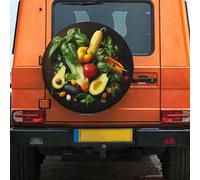 Housse De Pneu Various Vegetables Housses De Protection pour Pneus Étanche Protection Voiture Couverture De Pneu pour SUV Véhicule Caravanes 16 inch
