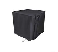 Housse de poêle d'extérieur à brûleur unique pour cuisinière à gaz propane avec cordon de serrage et boucle en tissu Oxford 210D imperméable protection contre la pluie, la neige, la poussière - Noir