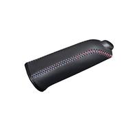 Housse De PoignéE De Frein à Main AntidéRapant Coque En Cuir Pour Handbrake utilisation adaptée pour BMW F30 316i 320i 328i Couvercle De Frein À Main Première Couche(Red and blue stitch)