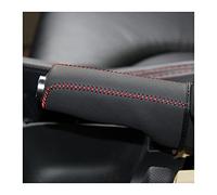 Housse De PoignéE De Frein à Main AntidéRapant Handbrake Cover Case utilisation adaptée pour AUDI TT 2008-2013 COTEURS VOYEZ EN COÛT Véritable Couverture Couvre Black / Rouge(Black Lines)