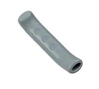 Housse de poignée de frein en silicone pour VTT, antidérapante et flexible pour protéger les poignées de frein de vélo de l'usure (gris)
