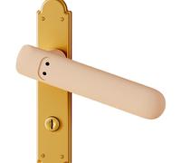 Housse de poignée de porte en silicone anti-collision pour leviers et boutons | Protecteur de porte pour cuisine, salon, chambre, bureau, maison, empêche les chocs et le bruit