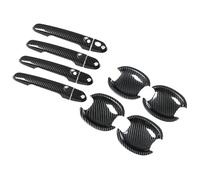 Housse de poignée de porte extérieure latérale de rechange pour N&issan pour Cube Z12 2009-2017 - Protection anti-collision pour poignée de porte de voiture - Autocollants de protection (carbone B