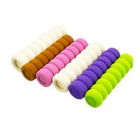 Housse de poignée de porte, lot de 6 protecteurs de poignée de porte en mousse souple pour enfants, poignée de sécurité pour enfants 5 couleurs